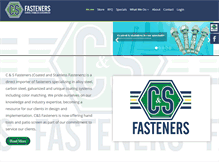 Tablet Screenshot of candsfasteners.com